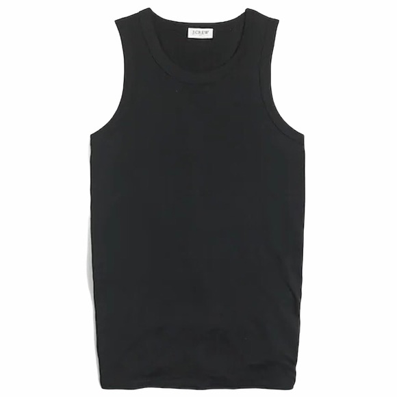 J. CREW Tie Back Tank Black Ultra Soft Fabric NWT - Picture 3 of 9